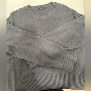 Quince 100% Organic Cotton Boyfriend Crew Sweater